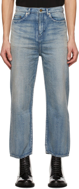 Saint Laurent Blue Original Jeans - Jean original bleu Saint Laurent - 세인트 라이 렌트 블루 오리지널 청바지