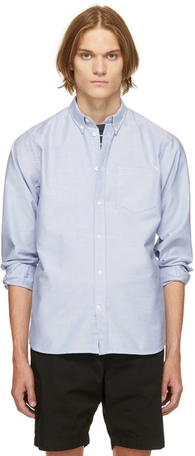Norse Projects Blue Oxford Anton Shirt - Norse Projets Blue Oxford Anton Shirt - 노르웨이 프로젝트 블루 옥스포드 안톤 셔츠