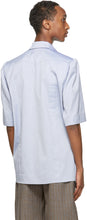 Gucci Blue Oxford Short Sleeve Shirt