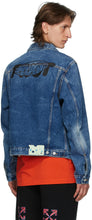 Off-White Blue Pivot Denim Jacket