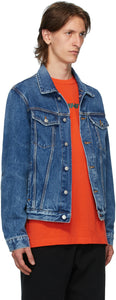 Off-White Blue Pivot Denim Jacket