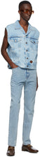 Gucci Blue Stone Bleach Regular Fit Jeans