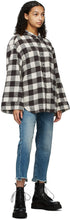 R13 Blue Straight Ripped Boy Jeans