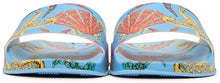 Versace Blue TrÃ©sor De La Mer Slides