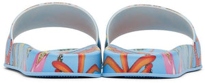 Versace Blue TrÃ©sor De La Mer Slides