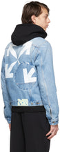 Off-White Blue Twisted Denim Jacket