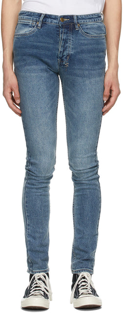 Ksubi Blue Van Winkle Jeans - Ksubi Blue Van Winkle Jeans - Ksubi 블루 밴 윙클 청바지