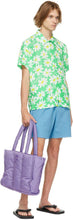 ERL Blue Waffle Shorts
