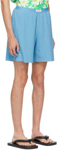 ERL Blue Waffle Shorts