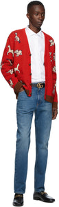 Gucci Blue Wash Regular Fit Jeans