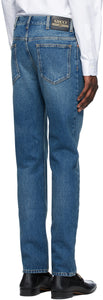 Gucci Blue Wash Regular Fit Jeans