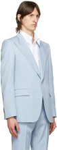Givenchy Blue Wool Classic Fit Blazer
