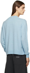 Acne Studios Blue Wool Crewneck Sweater