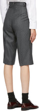 Maison Margiela Blue Wool Houndstooth Shorts