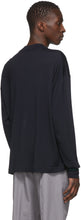 Jil Sander Blue Wool Mock Neck Sweater