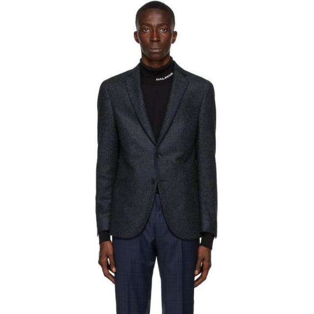 Boss Blue and Black Norwin Blazer
