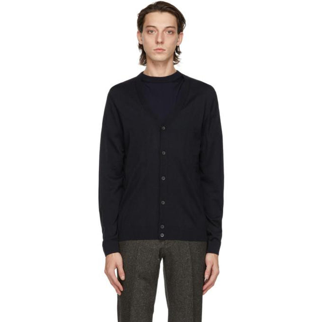 Boss Navy Mardon Cardigan