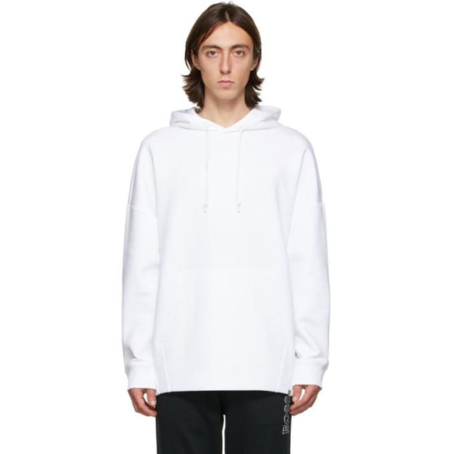 Boss White Oversized Hoodie
