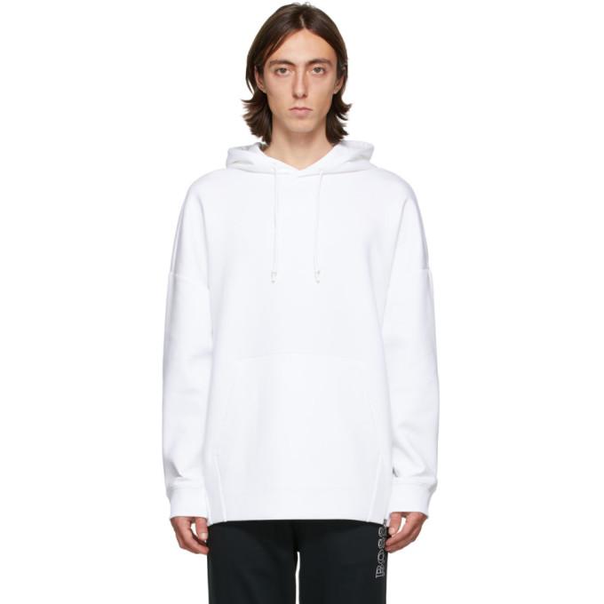 Boss White Oversized Hoodie