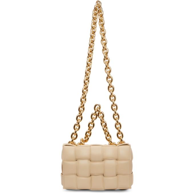 Bottega Veneta Beige The Chain Cassette Bag