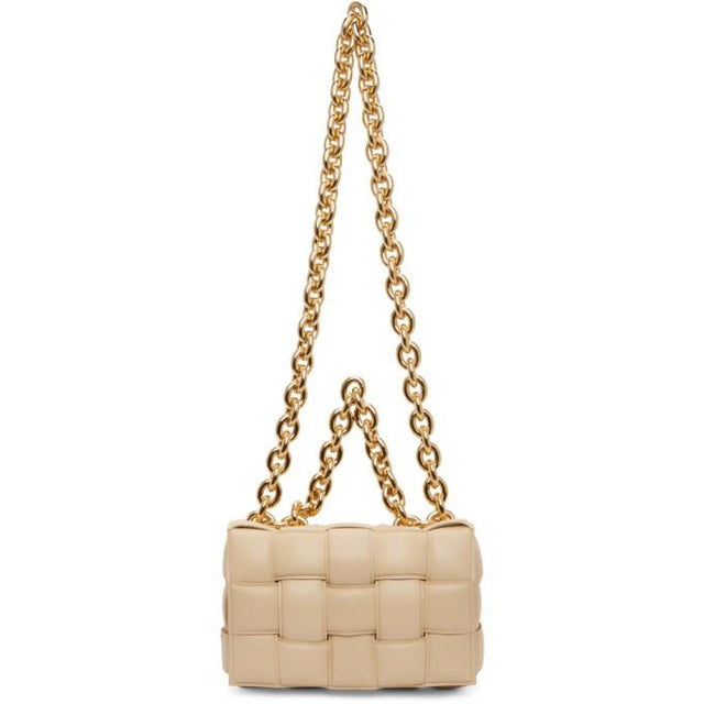 Bottega Veneta Beige The Chain Cassette Bag