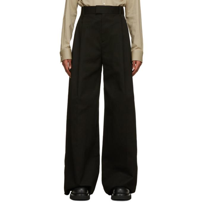 Cotton twill trousers with pleats | EMPORIO ARMANI Man