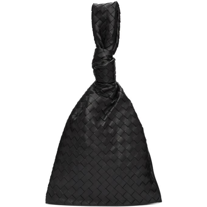 Bottega Veneta Black Intrecciato The Twist Bag