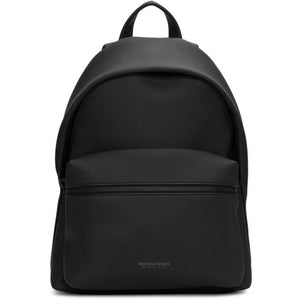 Bottega Veneta Black Matte Medium Backpack