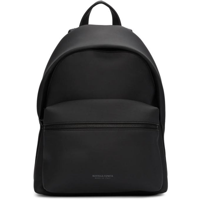 Bottega Veneta Black Matte Medium Backpack