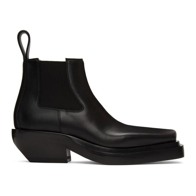 Bottega Veneta Black The Lean Chelsea Boots