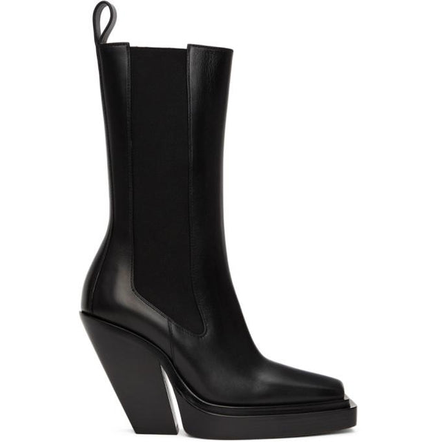Bottega Veneta Black The Lean Chelsea Boots