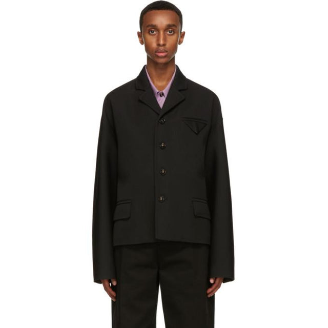 Bottega Veneta Black Wool Blazer