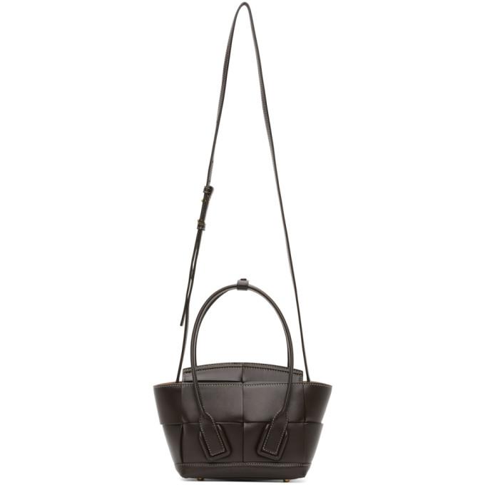 Bottega Veneta Brown Intrecciato Mini Arco Tote