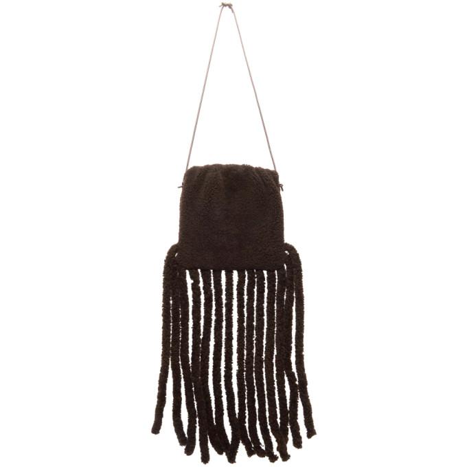 Bottega Veneta Brown Shearling The Fringe Bag