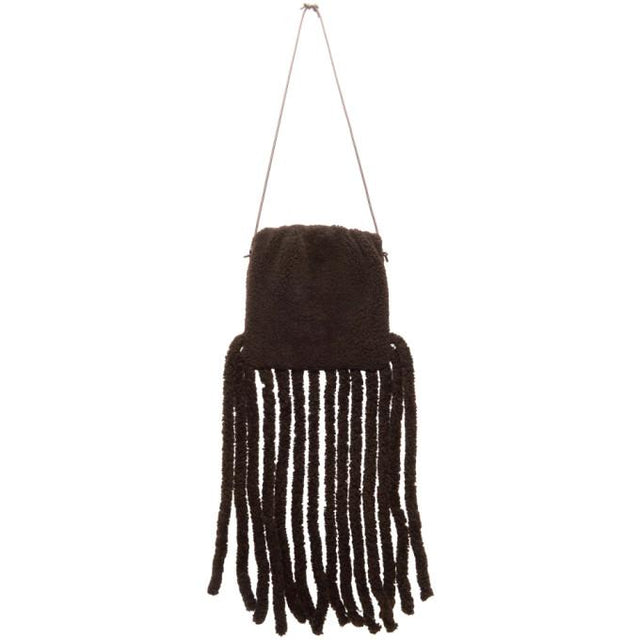 Bottega Veneta Brown Shearling The Fringe Bag