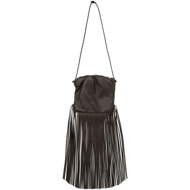 Bottega Veneta Brown The Fringe Pouch Shoulder Bag
