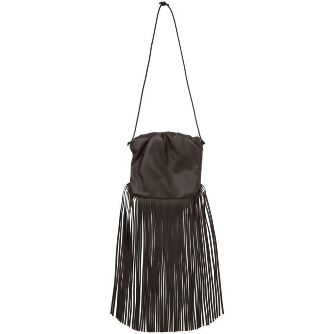 Bottega Veneta Brown The Fringe Pouch Shoulder Bag