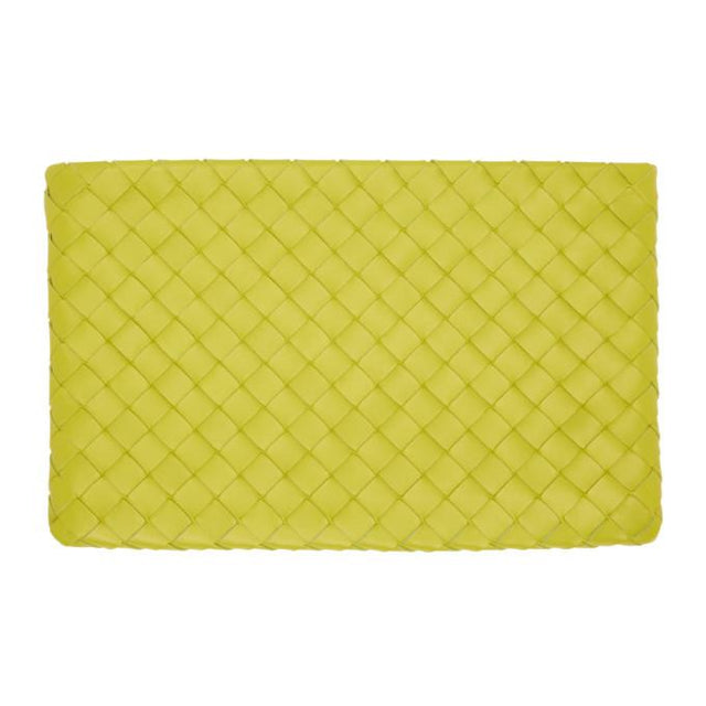 Bottega Veneta Green Large Intrecciato Pouch