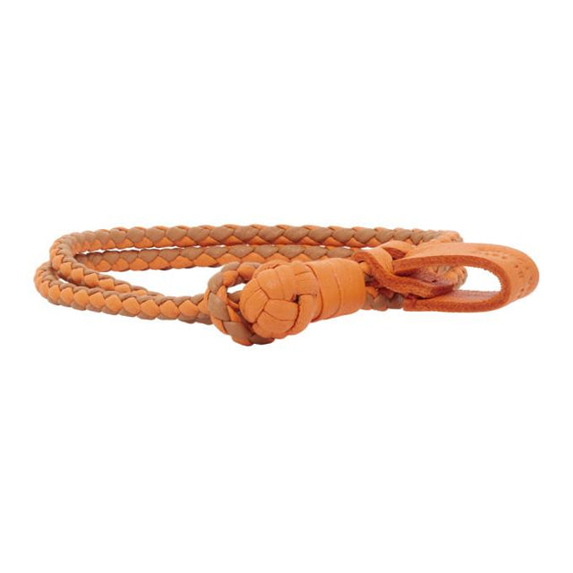 Bottega Veneta Orange Intrecciato Bracelet