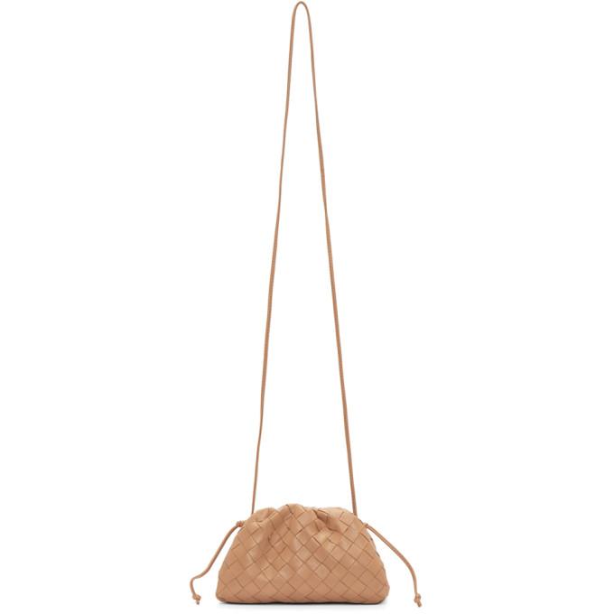 Bottega Veneta Tan Intrecciato Small The Pouch Clutch