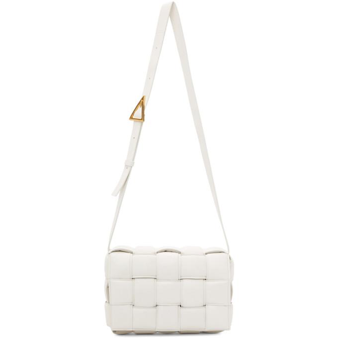 Bottega Veneta White Padded Cassette Bag