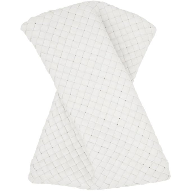 Bottega Veneta White The Crisscross Clutch