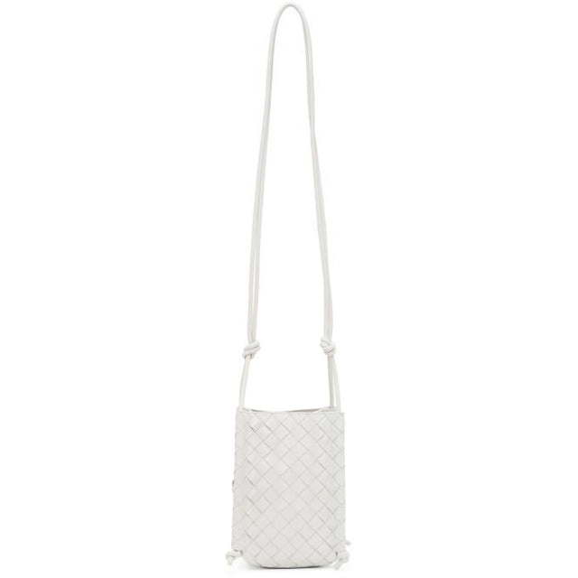 Bottega Veneta White The Mini Knot Bag