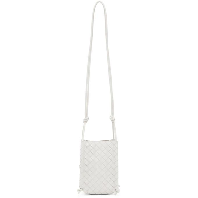 Bottega Veneta White The Mini Knot Bag