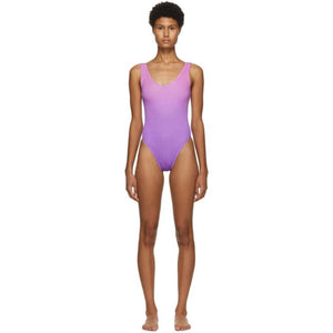 BOUND by Bond-Eye Pink and Purple The Mara One-Piece Swimsuit