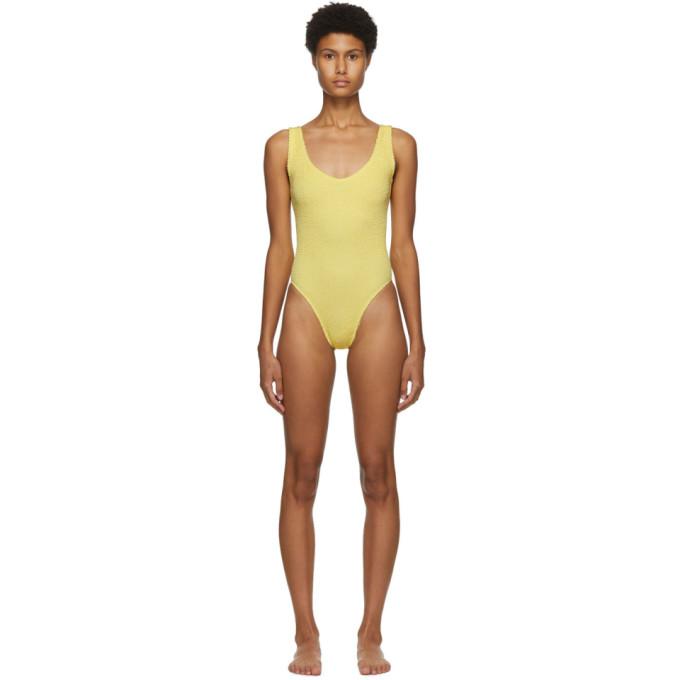 BOUND by Bond-Eye Yellow The Mara One-Piece Swimsuit