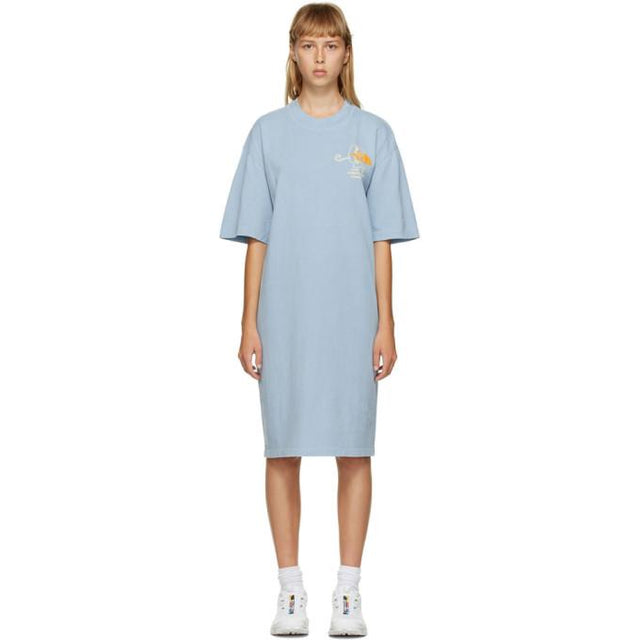 Brain Dead Blue The North Face Edition Ringer T-Shirt Dress