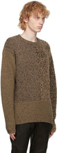 John Elliott Brown Cashmere Mixed Sweater