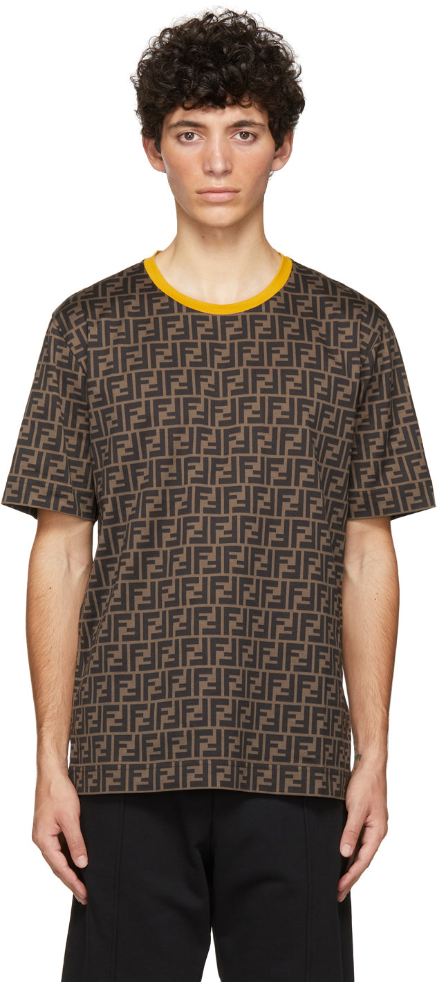 Fendi Brown 'Forever Fendi' T-Shirt – BlackSkinny