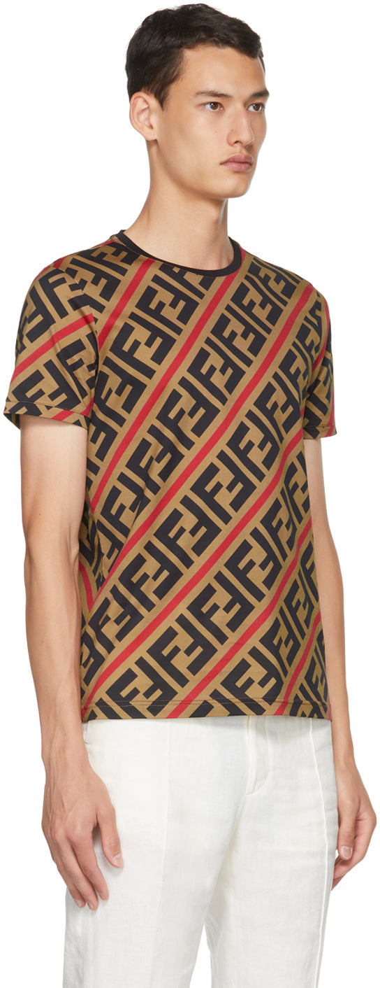 Fendi Brown 'Forever Fendi' T-Shirt – BlackSkinny